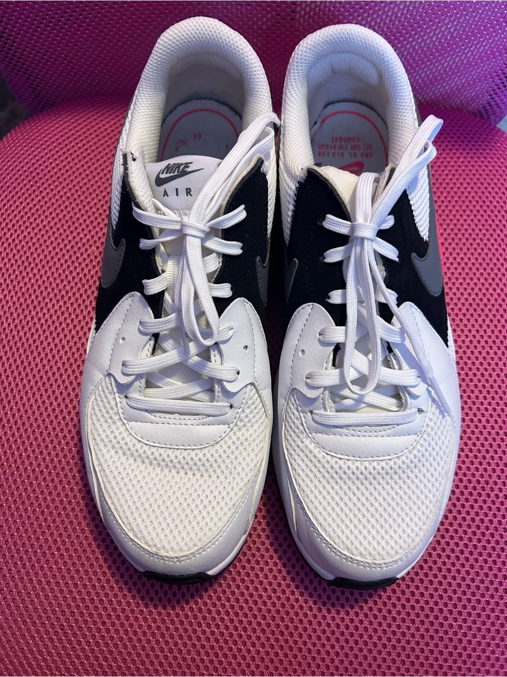 Nike Air Max Excee Women’s White, Black, Grey & Pink sneakers CD5432-100 Sz 8.5